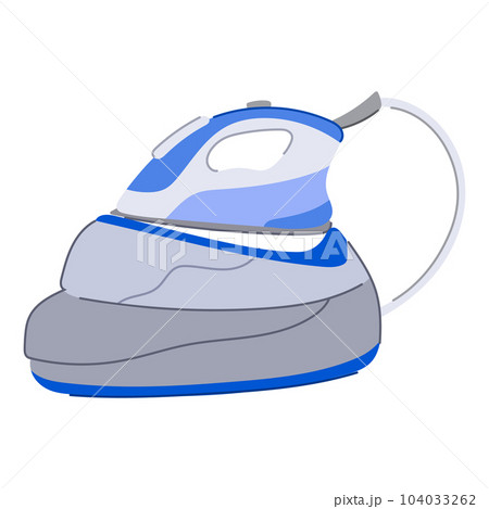 modern iron laundry cartoon vector illustration modern iron laundry cartoon vector illustration 104033262