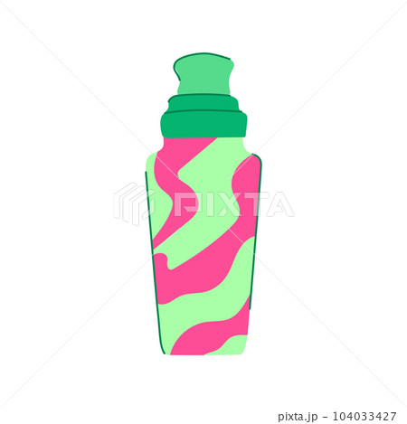 drink cocktail shaker cartoon vector illustration 104033427