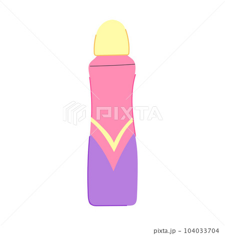 skin deodorant women cartoon vector illustration 104033704