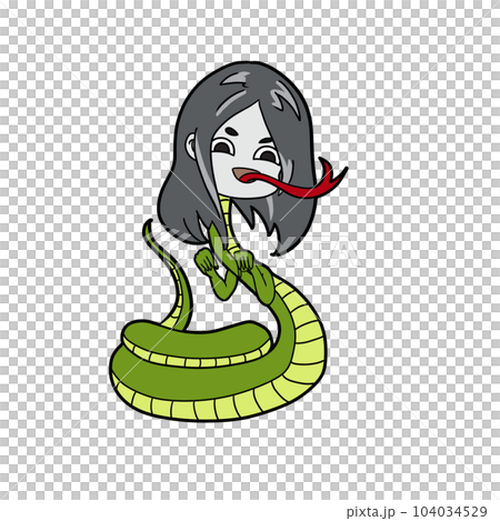 蛇女 イラスト 蛇女 イラスト 104034529