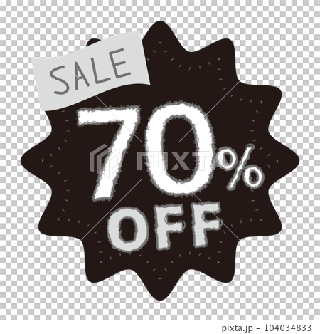 70% OFF sale icon 70% OFF sale icon 104034833