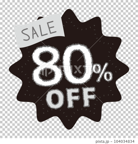 80%OFF セールアイコン 80%OFF セールアイコン 104034834