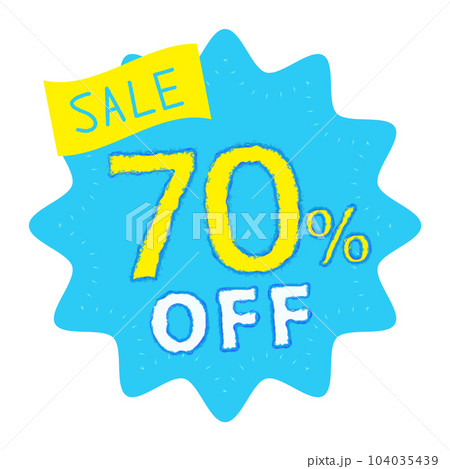 70%OFF セールアイコン 70%OFF セールアイコン 104035439