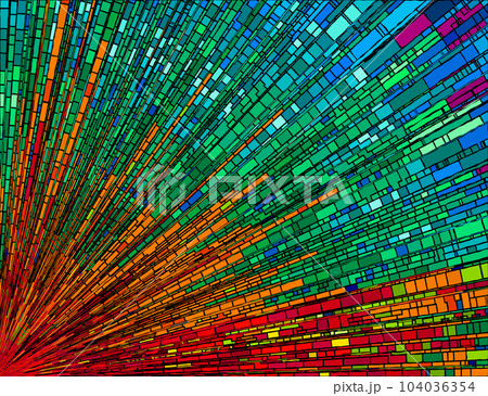 Mosaic rays background Mosaic rays background 104036354