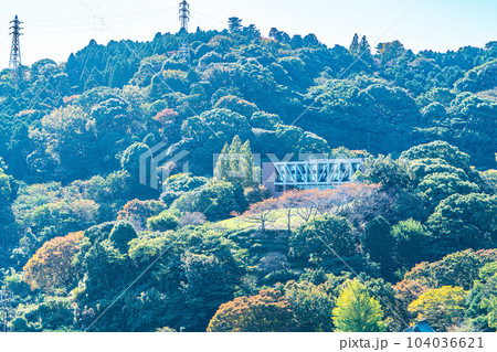 伊豆山神社から見た全国設計事務所健康保険組合熱海リフレッシュセンター 静岡県熱海市 伊豆山神社から見た全国設計事務所健康保険組合熱海リフレッシュセンター 静岡県熱海市 104036621