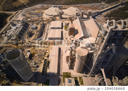 Aerial view of industrial enterprise Aerial view of industrial enterprise 104036668