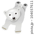 白熊のイラスト 104037611