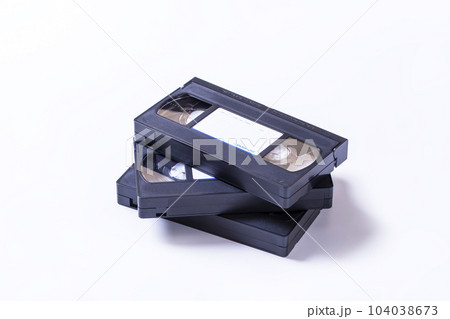 VHSテープ ビデオテープ イメージ素材 Video Home System VHSテープ ビデオテープ イメージ素材 Video Home System 104038673