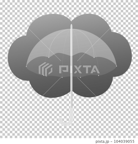 Rain clouds and vinyl umbrellas Rain clouds and vinyl umbrellas 104039055