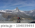 スイス、マッターホルン、ツェルマット、MTB 104039493