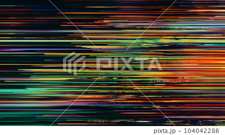 Abstract speed motion blur striped glitchy...のイラスト素材 [104042286] - PIXTA