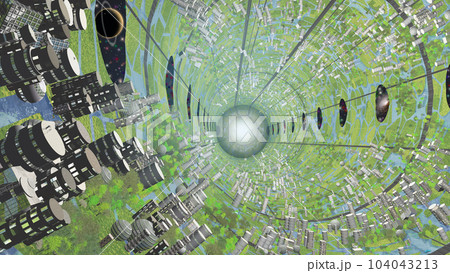 Colony Space Craft Interior 104043213