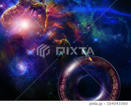 City spaceship 104043360