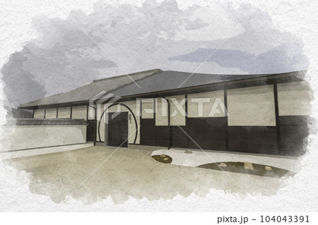 水彩画風　雪舟生誕地公園　展示交流施設　岡山県総社市 104043391