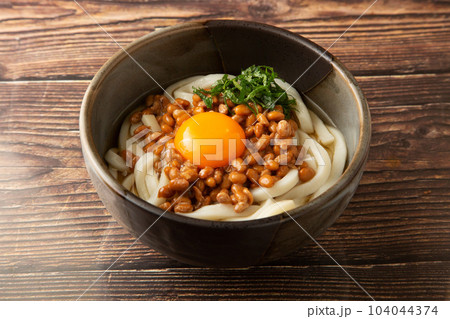 納豆うどん 104044374