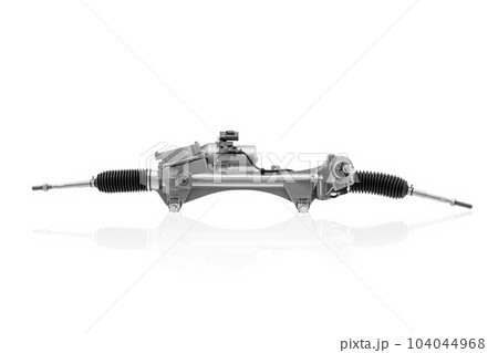 Automotive Electric Power Steering System,Modern Car Part Module Isolated on white background. Automotive Electric Power Steering System,Modern Car Part Module Isolated on white background. 104044968