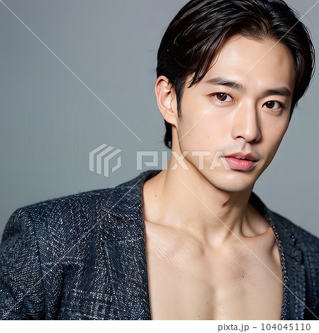 AI生成画像【人物】日本人男性 104045110