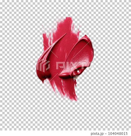 Lipstick smear isolated. Illustration AI Generative Lipstick smear isolated. Illustration AI Generative 104048015