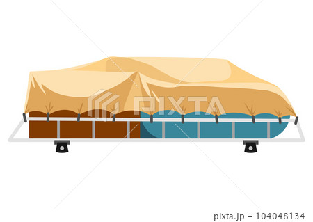 Car roof rack for versatile transportation. Easily transport different necessary things. Perfect for road trips and outdoor adventures Car roof rack for versatile transportation. Easily transport different necessary things. Perfect for road trips and outdoor adventures 104048134