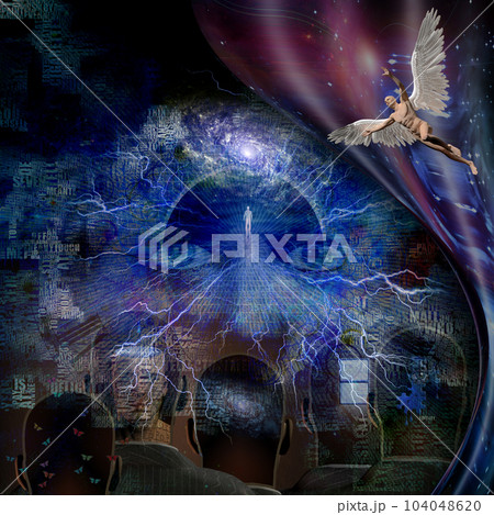 Surrealism. Ascension 104048620