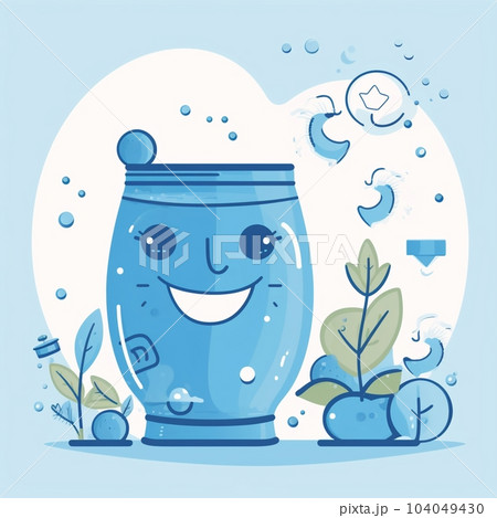 Cartoon National Hydration Day Cartoon National Hydration Day 104049430