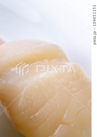 新鮮で美味しいホタテの貝柱 新鮮で美味しいホタテの貝柱 104051151