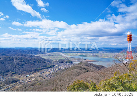【金甲山 展望台からの風景】 岡山県玉野市八浜町 104051629