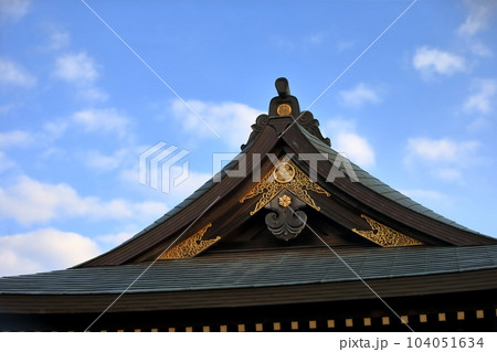 寺院の屋根　(野田市 西岸寺) 104051634