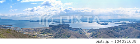 【金甲山 展望台からの風景】 (高解像度版) 岡山県玉野市八浜町 104051639