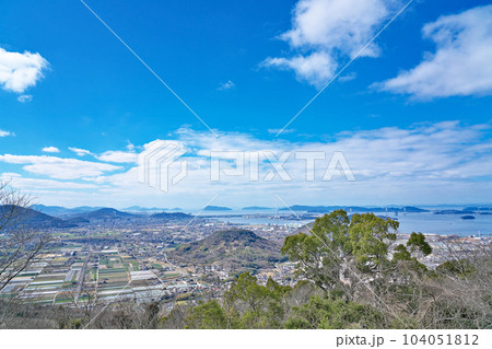 【白峰展望台からの風景】 香川県坂出市高屋町 104051812