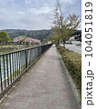 川のそばの桜並木 104051819