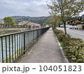 川のそばの桜並木 104051823