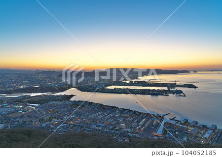 【屋島展望台からの風景 (夜景)】 香川県高松市屋島東町 屋島山上 104052185