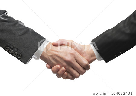 握手するビジネスマンの手 104052431