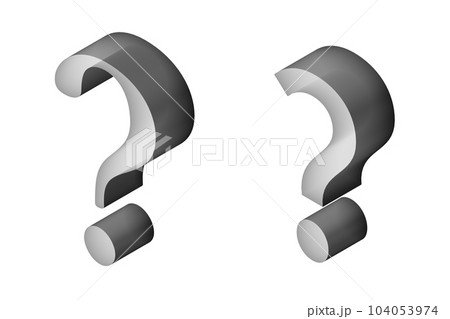 CG illustration of symbol - ? CG illustration of symbol - ? 104053974