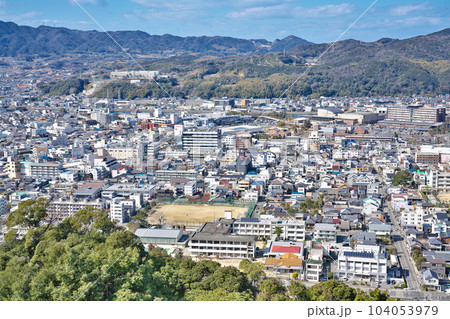 【洲本城跡からの風景】 兵庫県洲本市小路谷 【洲本城跡からの風景】 兵庫県洲本市小路谷 104053979