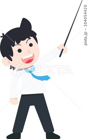 SD Business Man Isolated icons People Cartoon Character Flat illustration Png #11 104054420