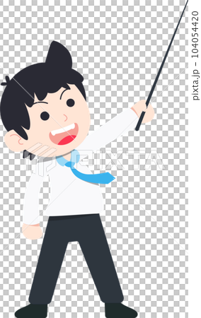 SD Business Man Isolated icons People Cartoon Character Flat illustration Png #11 104054420