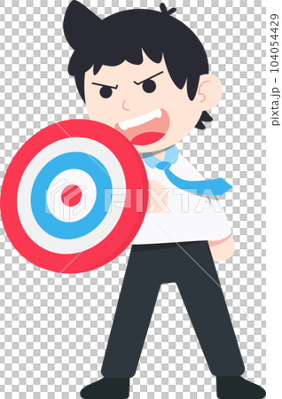 SD Business Man Isolated icons People Cartoon Character Flat illustration Png #2 104054429