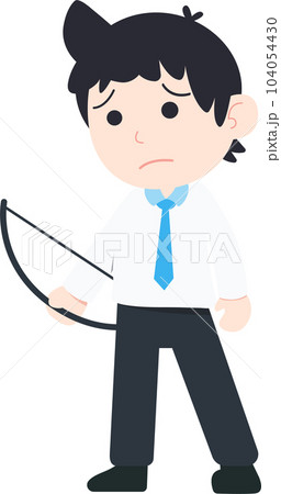 SD Business Man Isolated icons People Cartoon Character Flat illustration Png #20 104054430