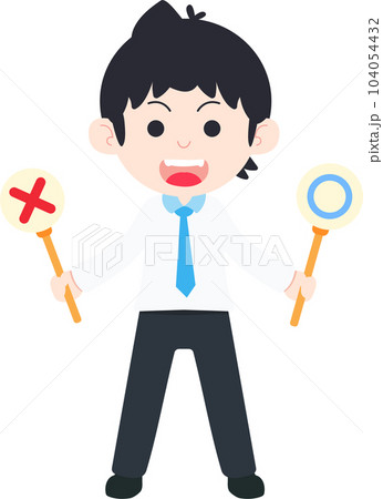 SD Business Man Isolated icons People Cartoon Character Flat illustration Png #22 104054432