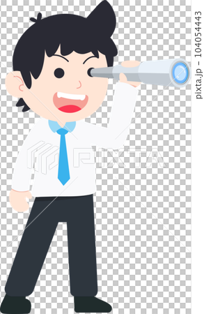 SD Business Man Isolated icons People Cartoon Character Flat illustration Png #32 104054443
