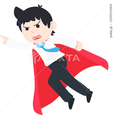 SD Business Man Isolated icons People Cartoon Character Flat illustration Png #51 104054464
