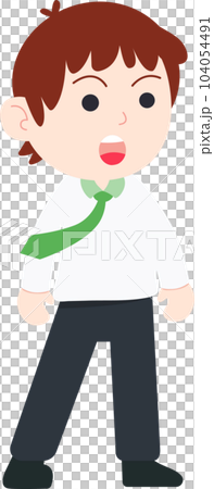 SD Business Man Isolated icons People Cartoon Character Flat illustration Png #75 104054491