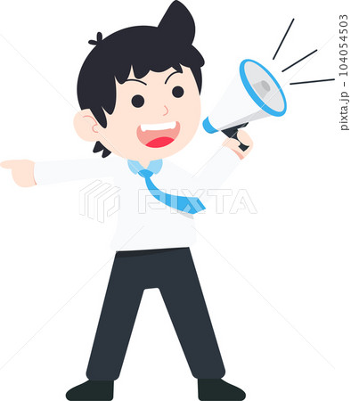 SD Business Man Isolated icons People Cartoon Character Flat illustration Png #86 104054503
