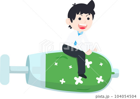 SD Business Man Isolated icons People Cartoon Character Flat illustration Png #87 104054504