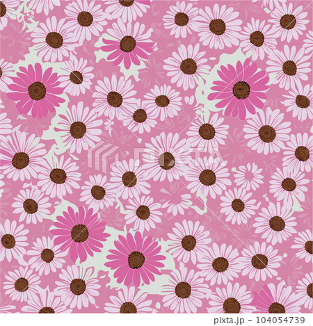 seamless pattern with abstract blossom tree with delicate pink flowers and buds, watercolor illustration seamless pattern with abstract blossom tree with delicate pink flowers and buds, watercolor illustration 104054739