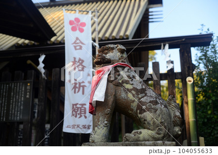 上宮天満宮神前の阿形像 上宮天満宮神前の阿形像 104055633