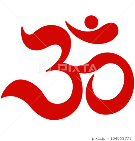 Symbol Oum illustration Symbol Oum illustration 104055773