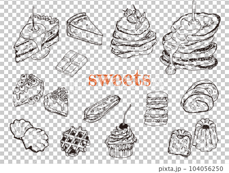 西方糖果各種手繪集 1 104056250